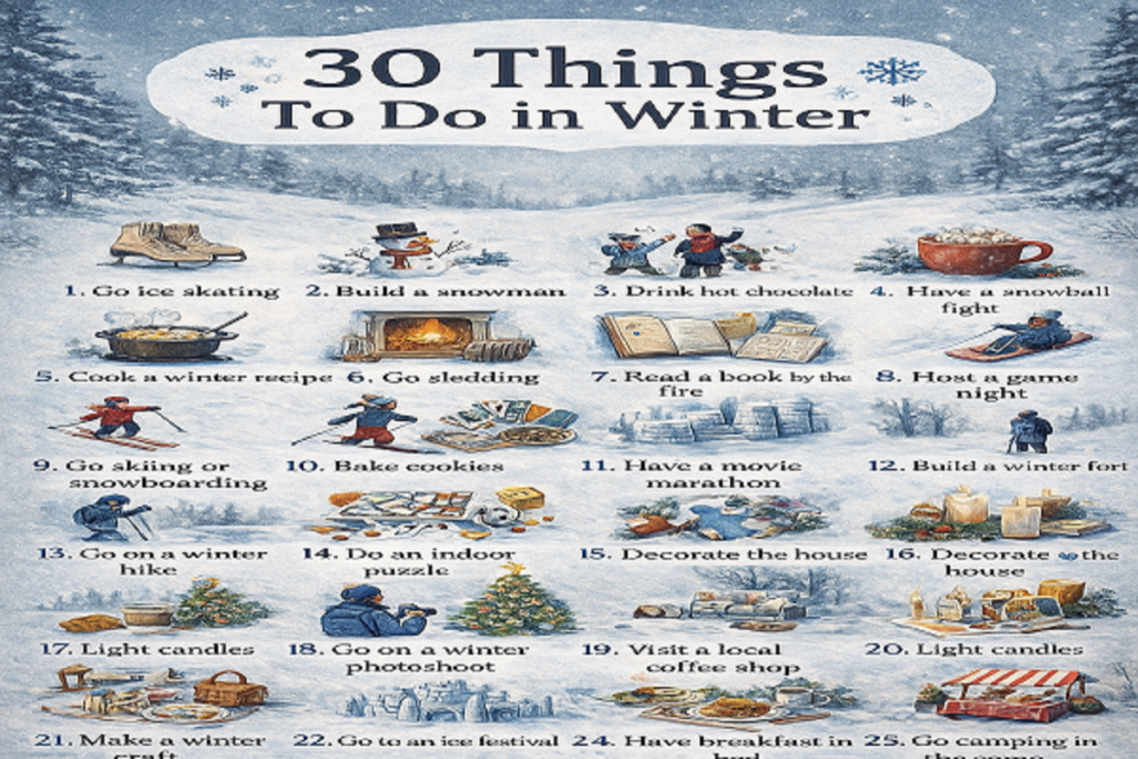 30 things to do in winter