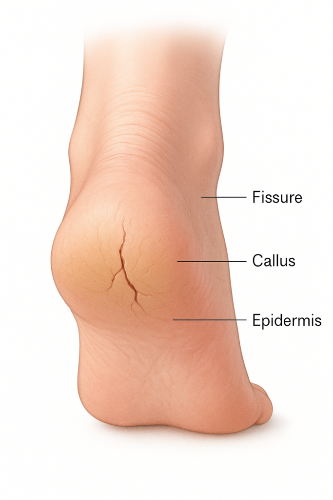 cracked heels